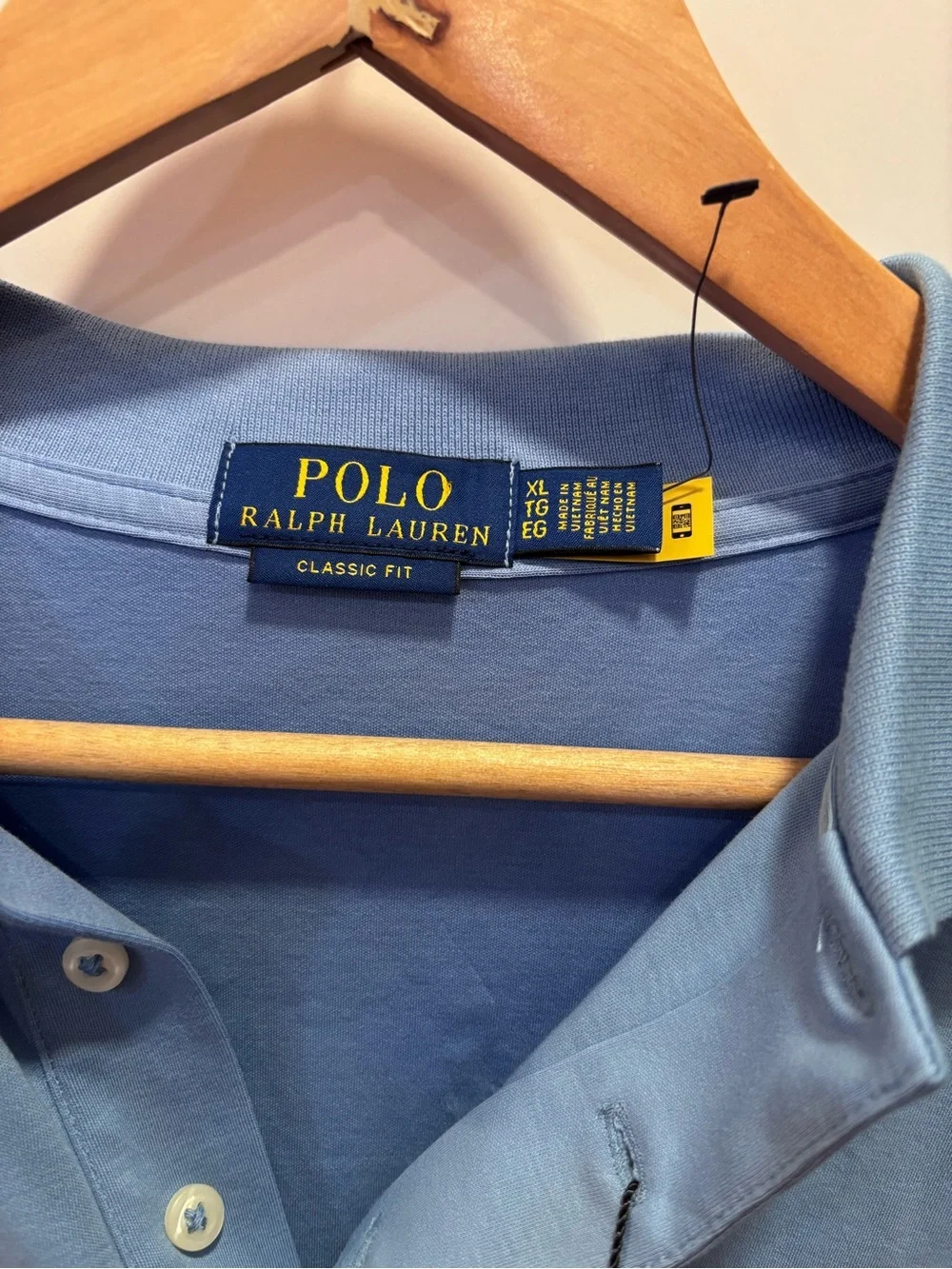 Men’s Ralph Lauren Soft Touch Polo in Sky Blue XL